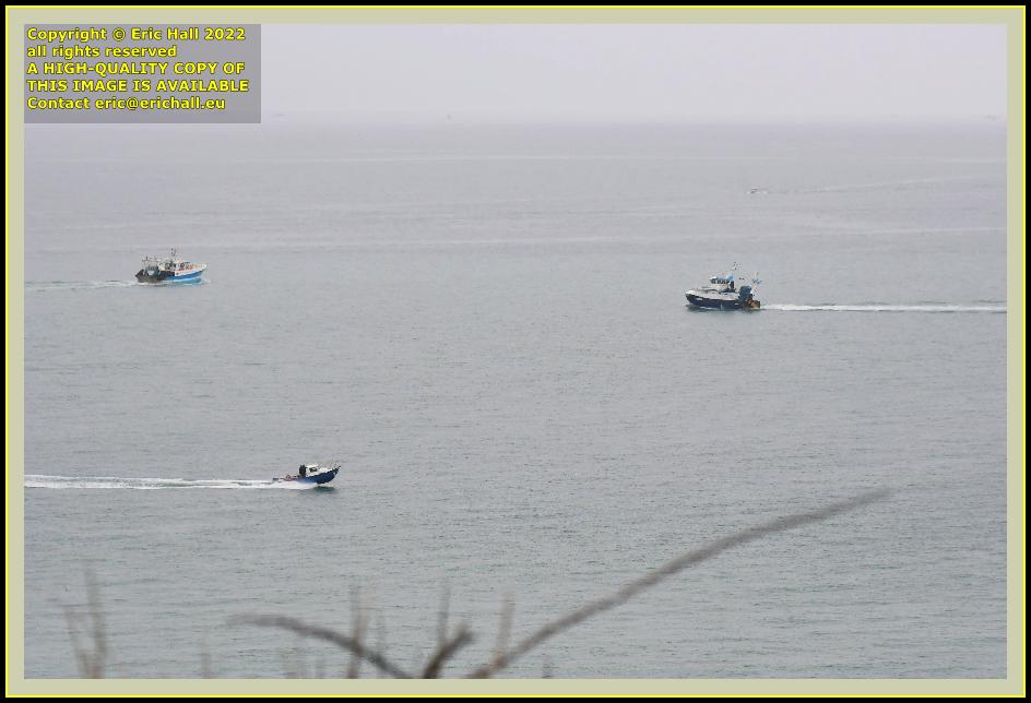 jade 3 trawler speedboat baie de Granville Manche Normandy France photo Eric Hall april 2022