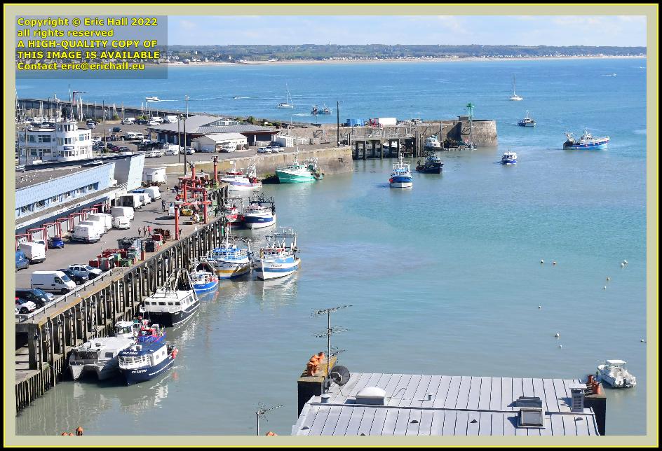 trawlers port de Granville harbour Manche Normandy France photo Eric Hall april 2022