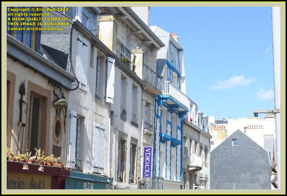 redecorated facade rue georges clemenceau Granville Manche Normandy France Eric Hall photo April 2022