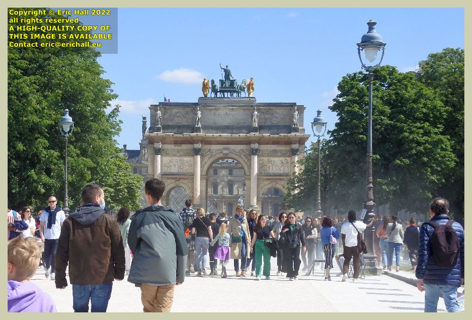 Arc de Triomphe du Carrousel tuileries paris France Eric Hall photo April 2022