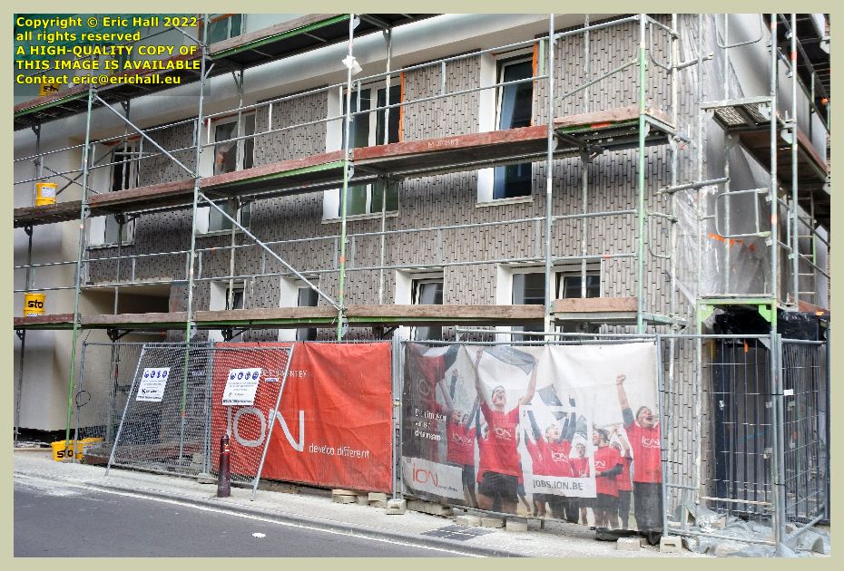 building site kapucijnenvoer leuven belgium Eric Hall photo May 2022