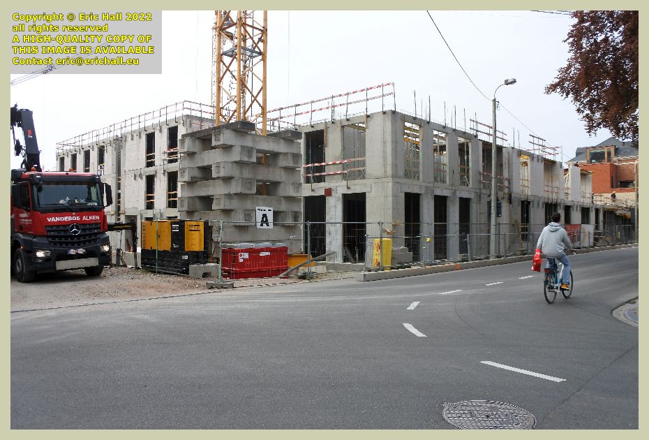 building site kapucijnenvoer leuven belgium Eric Hall photo May 2022