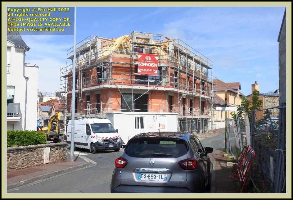 new building rue st paul rue victor hugo Granville Manche Normandy France Eric Hall photo May 2022