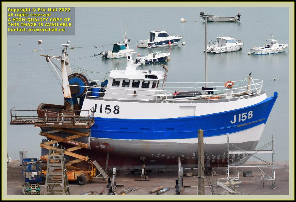 j158 l'ecume 2 chantier naval port de Granville harbour Manche Normandy France photo Eric Hall may 2022