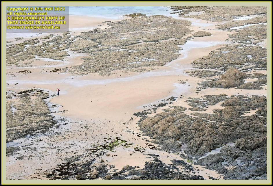 people on beach rue du nord Granville Manche Normandy France Eric Hall photo June 2022