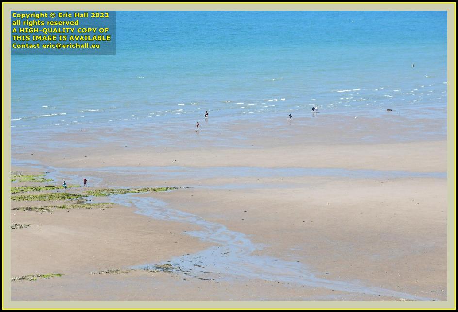 people on beach rue du nord Granville Manche Normandy France Eric Hall photo June 2022