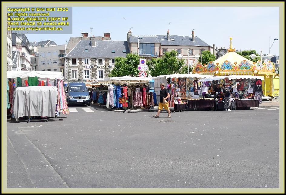 saturday market place general de gaulle Granville Manche Normandy France photo Eric Hall june 2022