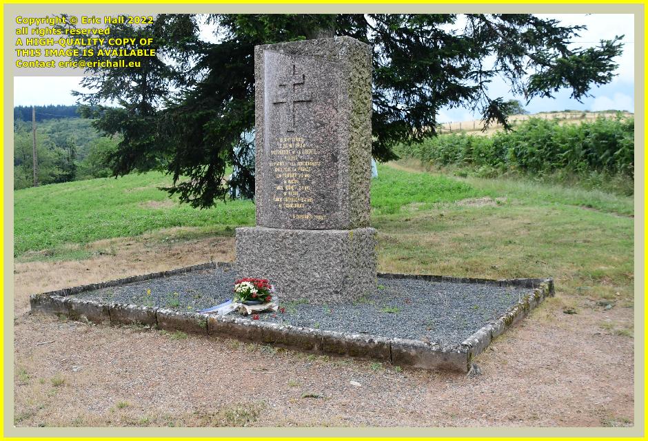 monument col de la sibérie jullié rhone France Eric Hall photo June 2022