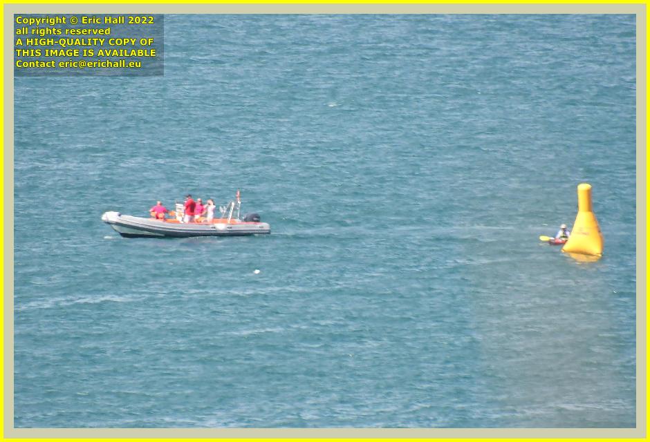 zodiac kayak buoy plat gousset Granville Manche Normandy France Eric Hall photo July 2022