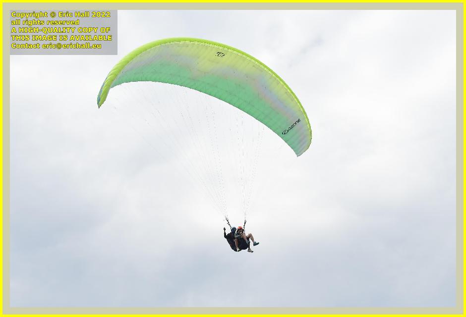 hang glider place d'armes Granville Manche Normandy France Eric Hall photo July 2022