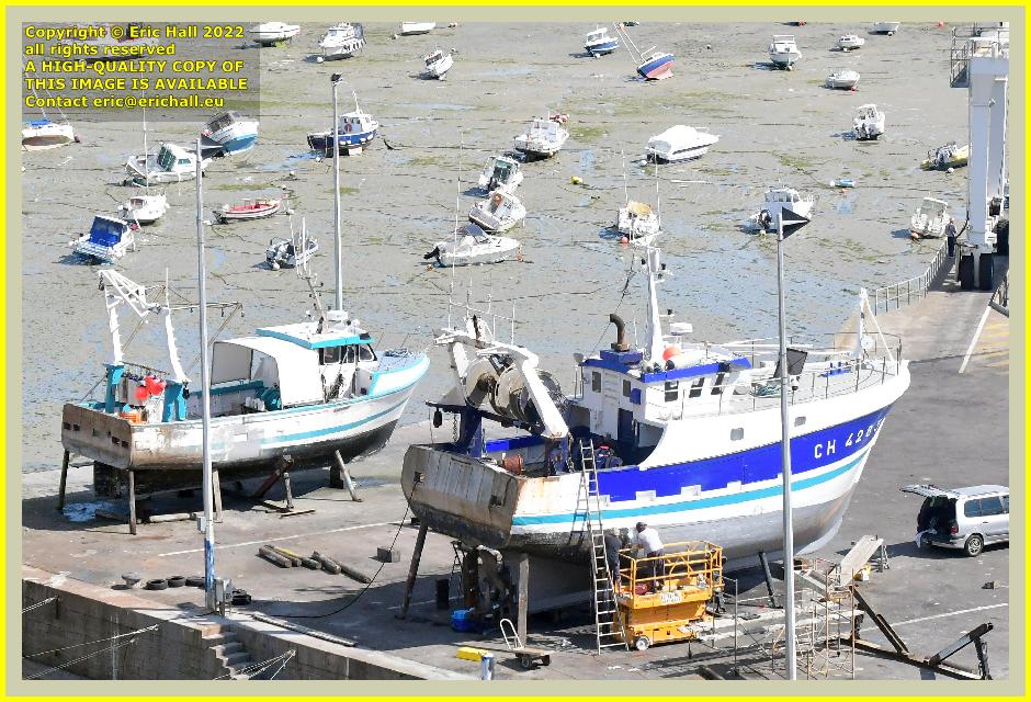 fishing boat la confiance 2 chantier naval port de Granville harbour France Eric Hall photo July 2022