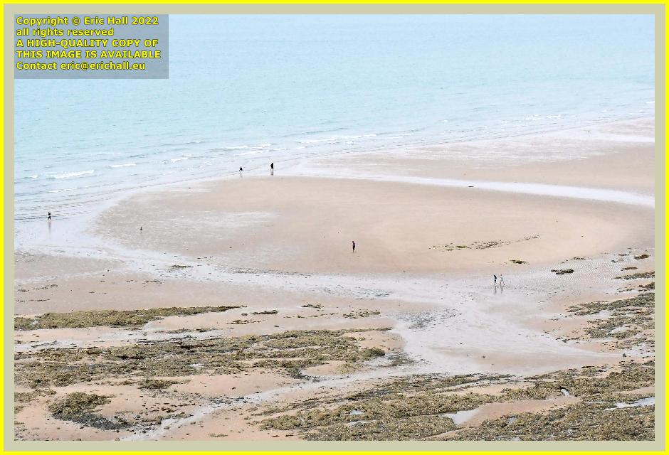 people on beach rue du nord Granville Manche Normandy France Eric Hall photo 1st August 2022