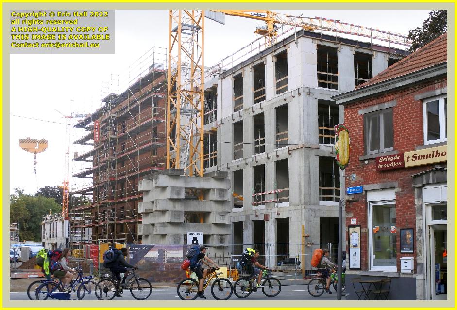 building site kapucijnenvoer leuven Belgium Eric Hall photo 1st august 2022