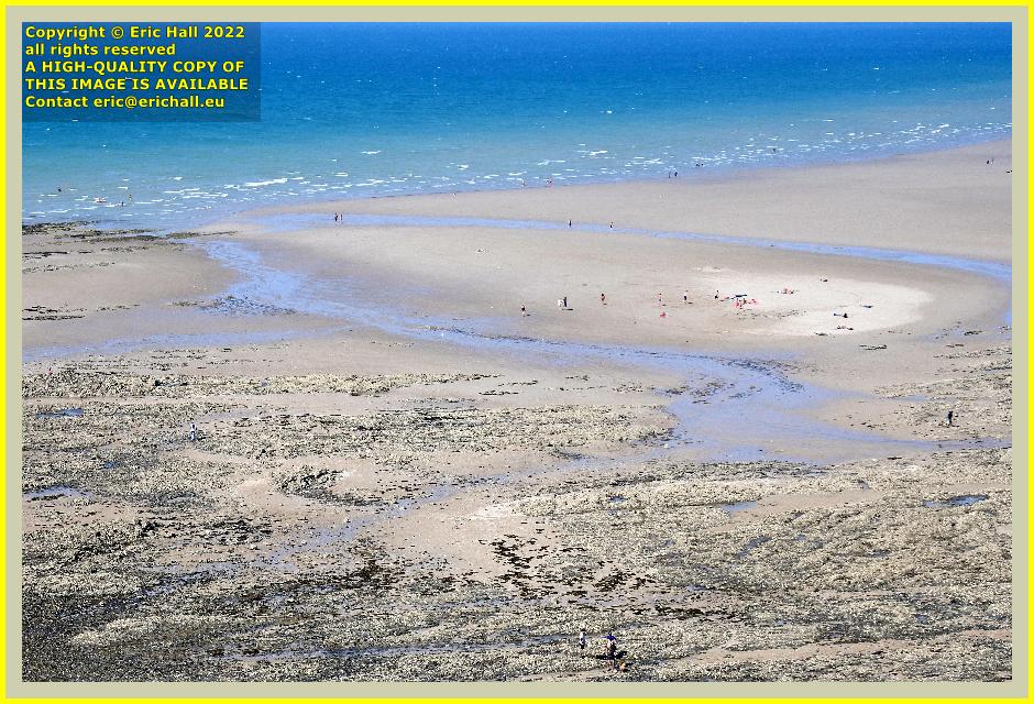 people on beach rue du nord Granville Manche Normandy France Eric Hall photo 8th august 2022
