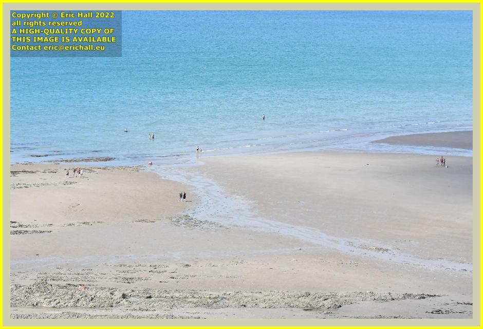 people on beach rue du nord Granville Manche Normandy France Eric Hall photo 27th august 2022
