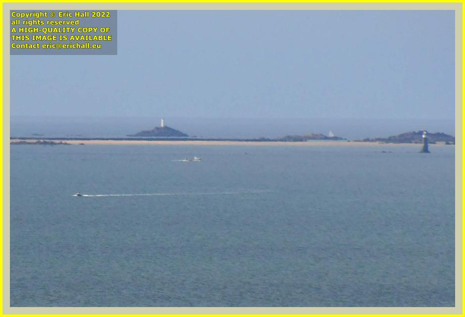 boats lighthouse ile de chausey baie de Granville Manche Normandy France Eric Hall photo September 2022