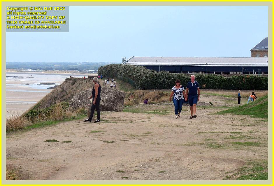 people on path pointe du roc Granville Manche Normandy France Eric Hall photo September 2022