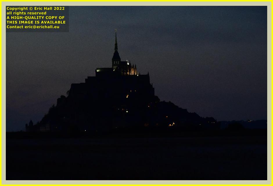 mont st michel by night Manche Normandy France Eric Hall photo September 2022