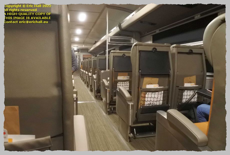 interior viarail train Montreal central station Canada Eric Hall photo October 2022