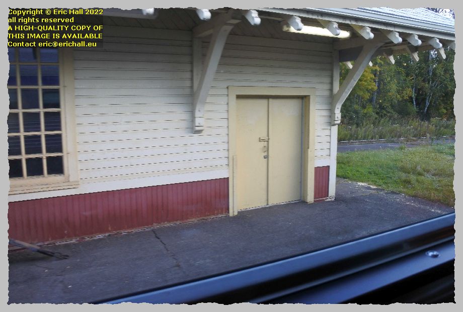 gare de matapedia railway station québec Canada Eric Hall photo October 2022