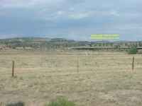 Southern Wyoming - scenery and railway bridge at the North Platte river