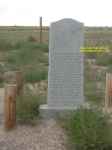 Southern Wyoming - monument to the Cheyenne - Black Hills trail
