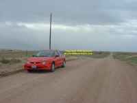 Southern Wyoming - Fort Laramie road looking back east