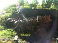 Caterpillar V8 diesel engine Cumbres and Toltec Railway Chama New Mexico