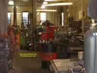 Workshop for steam trains undergoing restoration Cumbres and Toltec Railway Chama New Mexico