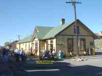 railway railroad station Cumbres and Toltec Railway Chama New Mexico