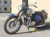 old motorcycle motorbike BSA A50 Chama New Mexico