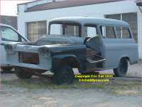 Chevy panel truck or van at Chester South Carolina