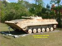 captured Iraqi BMP tank Camp Lejeune Marine Corps Base North Carolina