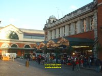 Covent Garden market hall north side with Transport Museum east side London England January 2007 copyright free photo royalty free photo
