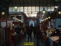 Covent Garden Market stall inside tourist tat souvenir London England January 2007 copyright free photo royalty free photo